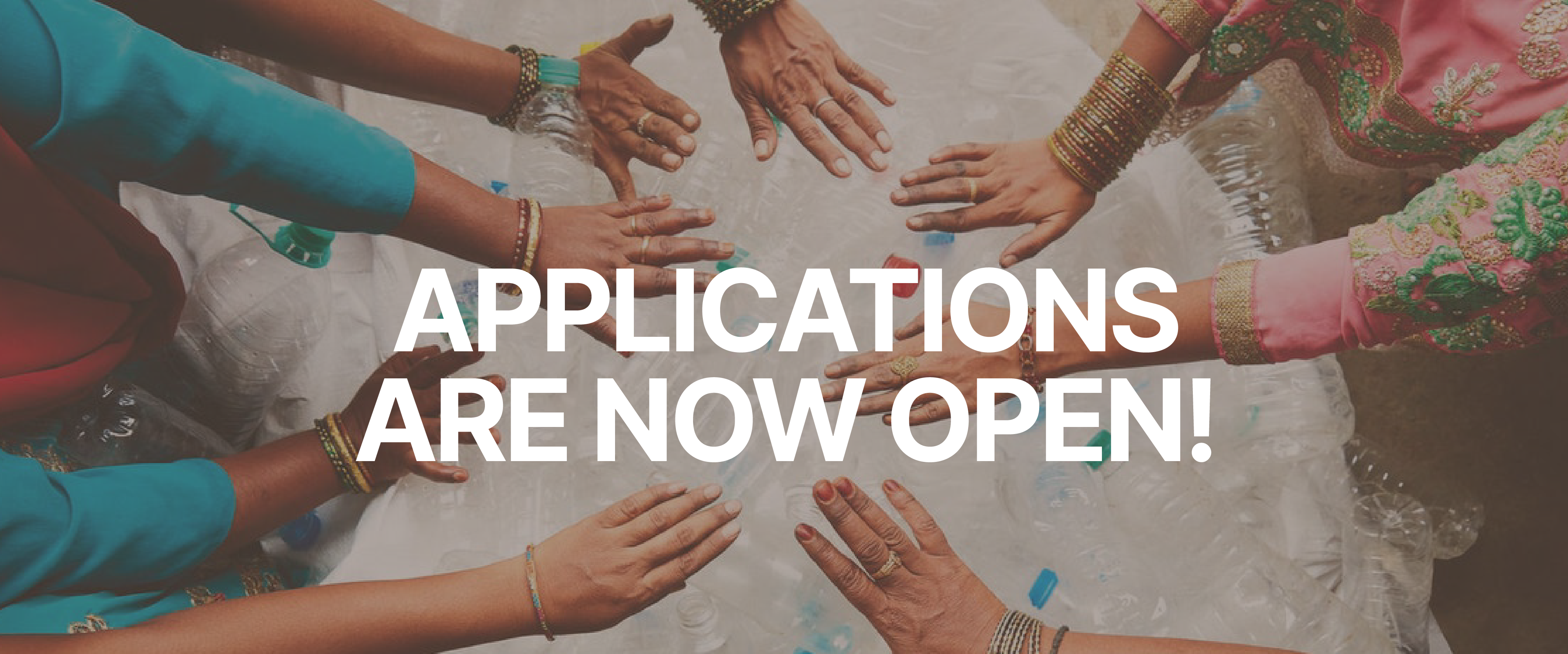 Applications Are Now Open