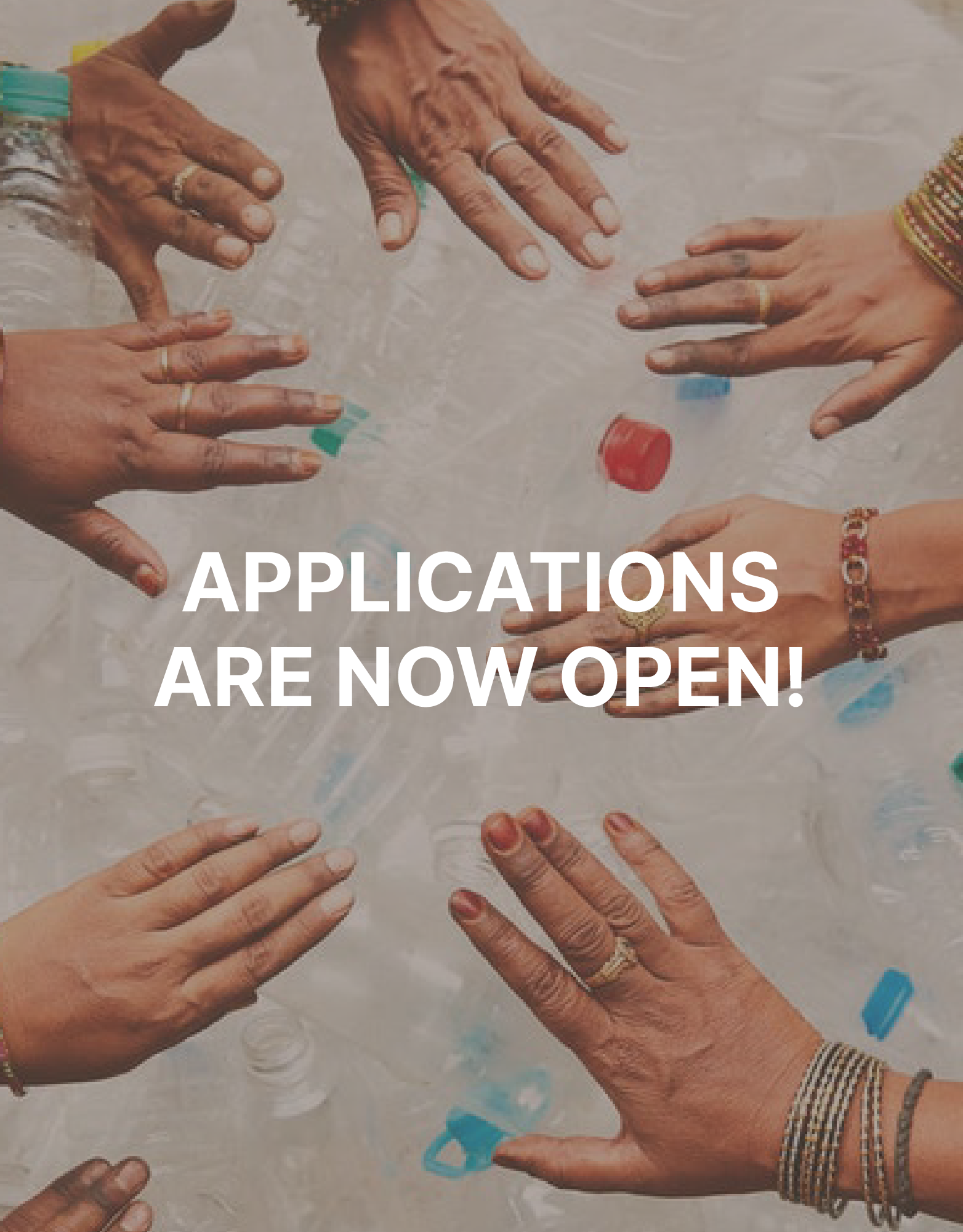 Applications Are Now Open